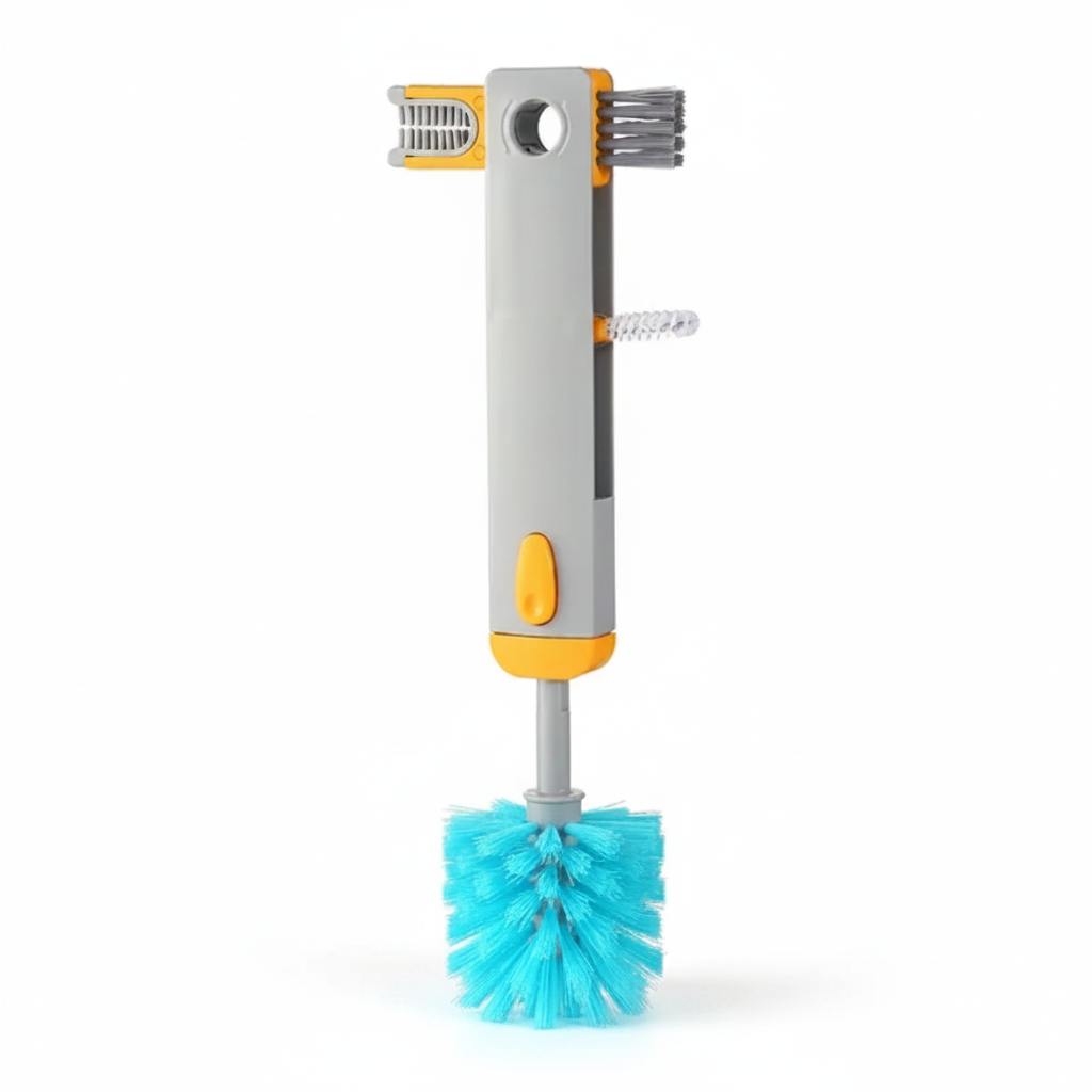 4-in-1 Cleaning Brush - Gray Variant