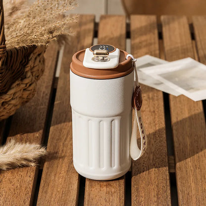 Smart Digital Thermal Bottle – 450ml Insulated Stainless Steel Thermos