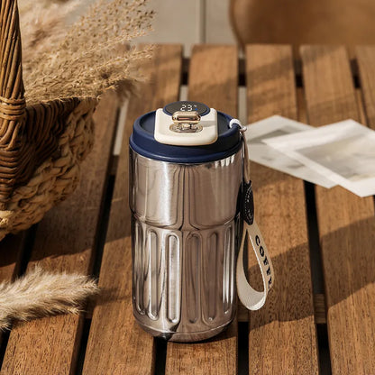 Smart Digital Thermal Bottle – 450ml Insulated Stainless Steel Thermos