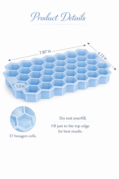 Honeycomb Silicone Ice Cube Tray