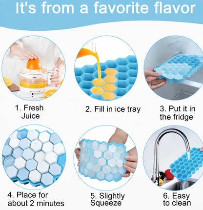 Honeycomb Silicone Ice Cube Tray