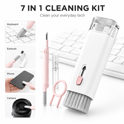 Multifunctional Cleaning Kit – Bluetooth Headphone & Keyboard Cleaner with Key Extractor