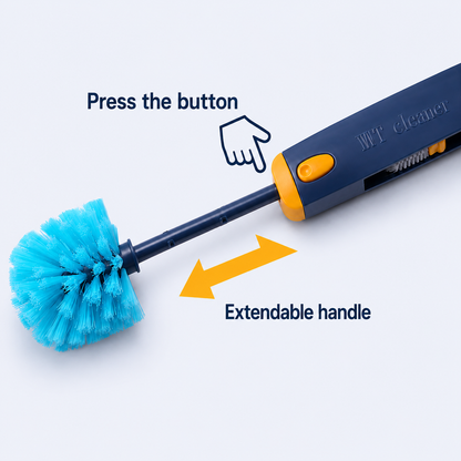 4-in-1 Multifunctional Bottle Cleaning Brush | U-Shape Silicone Cup Cleaner for Water Bottles, Tumblers & Lids