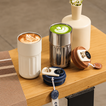 Smart Digital Thermal Bottle – 450ml Insulated Stainless Steel Thermos