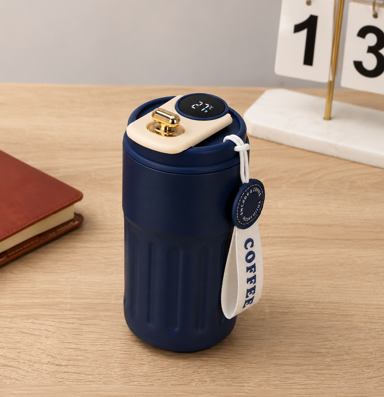 Smart Digital Thermal Bottle – 450ml Insulated Stainless Steel Thermos