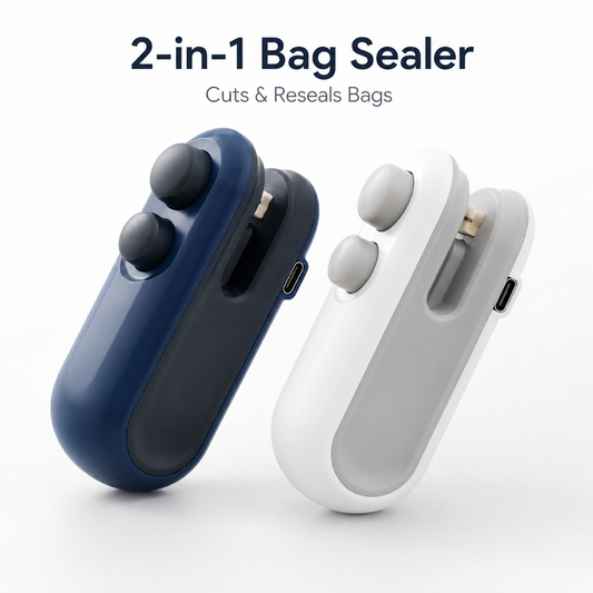 Mini Bag Heat Sealer – USB Rechargeable Portable Food Sealer