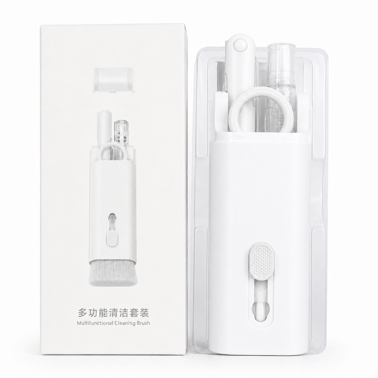 Multifunctional Cleaning Kit – Bluetooth Headphone & Keyboard Cleaner with Key Extractor