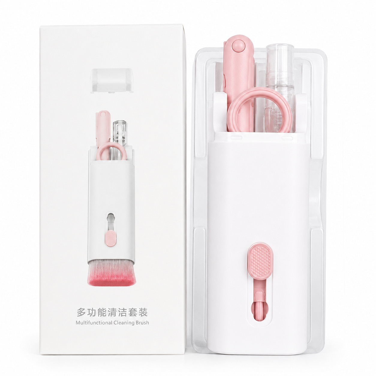 Multifunctional Cleaning Kit – Bluetooth Headphone & Keyboard Cleaner with Key Extractor