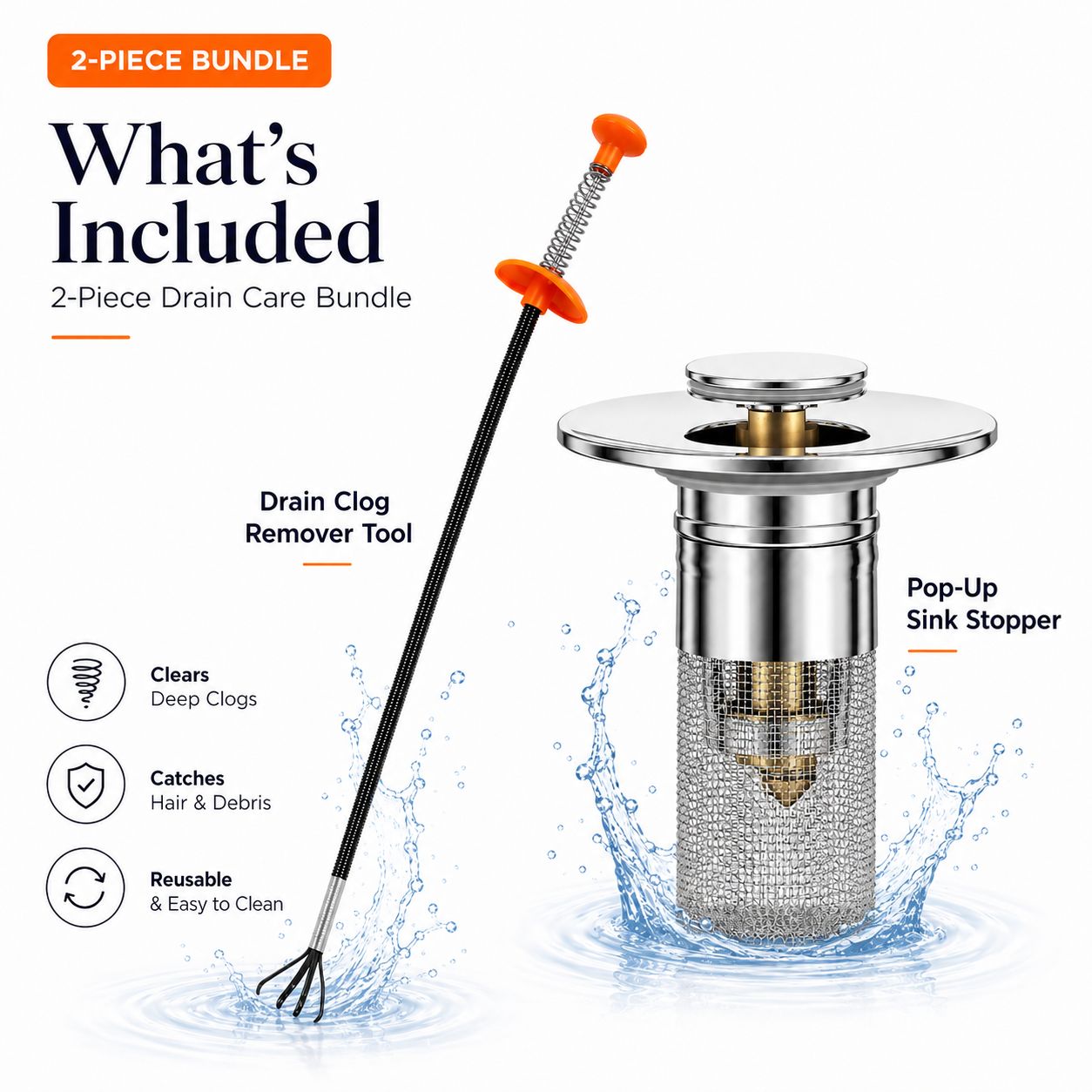 Drain Care Bundle – Unclog & Protect