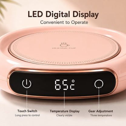 Coffee Mug Warmer Warm Coaster Smart Heating Cup Thermal Insulation Constant Temperature Coaster Heating Pad Desktop