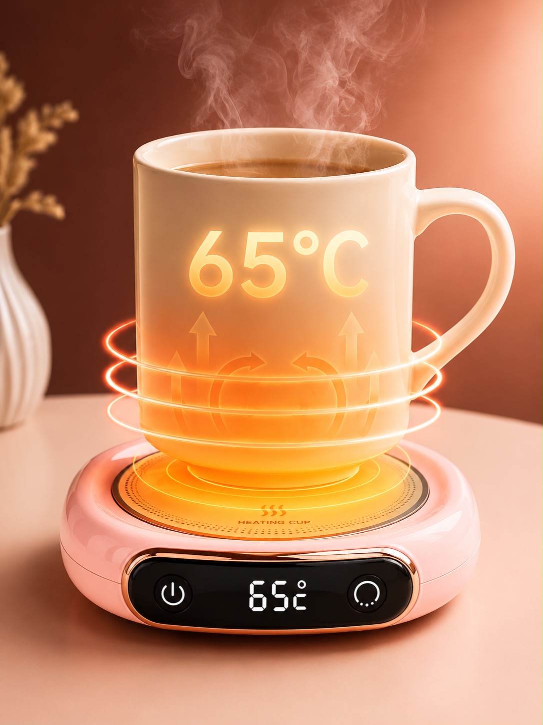 Coffee Mug Warmer Warm Coaster Smart Heating Cup Thermal Insulation Constant Temperature Coaster Heating Pad Desktop