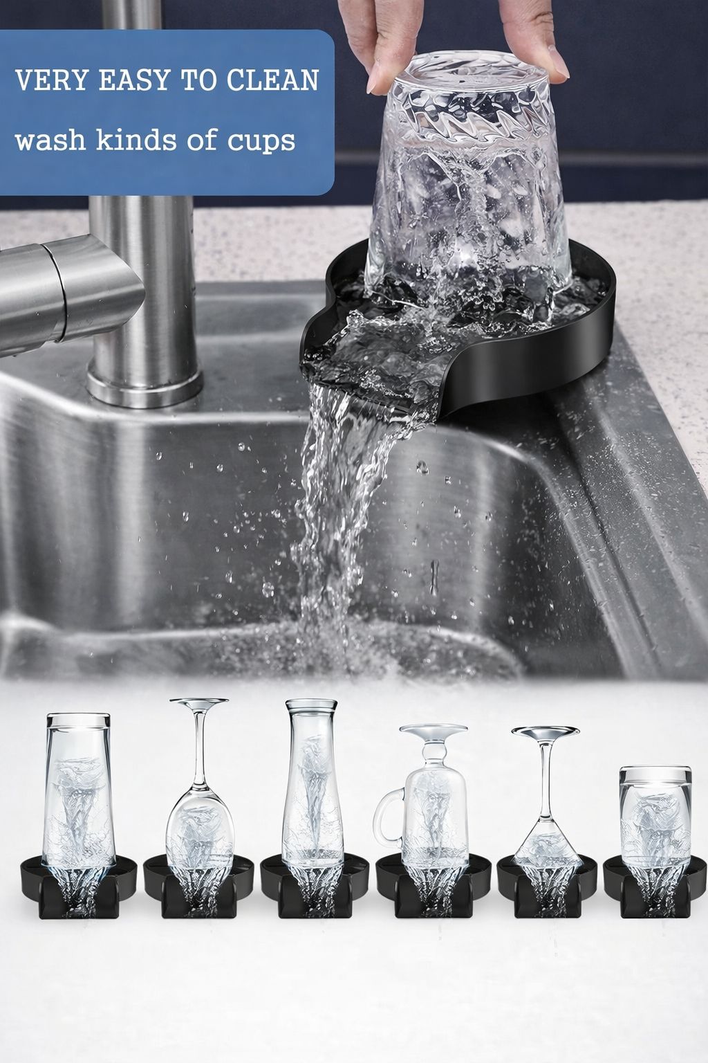 High Pressure Cup Washer - 50% Off + Free Shipping