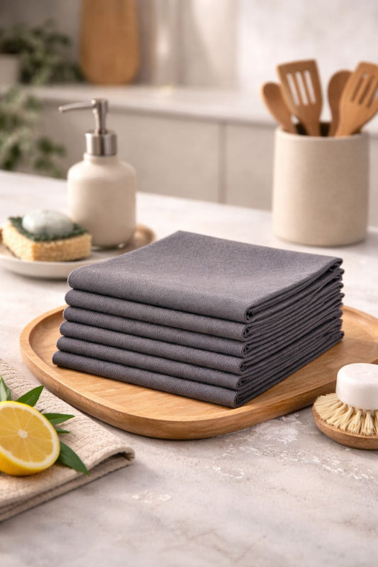 10-Pack Streak-Free Microfiber Cleaning Cloths