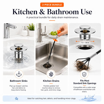Drain Care Bundle – Unclog & Protect