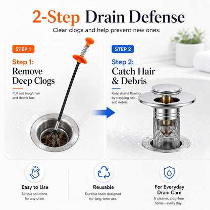 Drain Care Bundle – Unclog & Protect