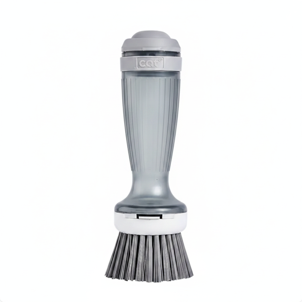 Dish Brush with Built-In Soap Dispenser