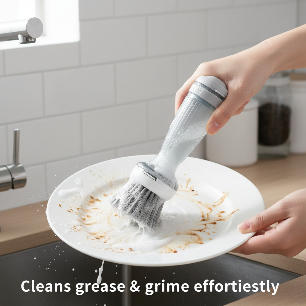 Cleans grease and grime effortlessly
