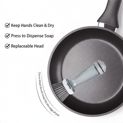 Keep Hands Clean, Press to Dispense, Replaceable Head